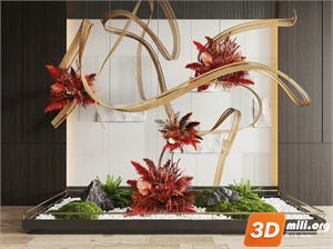 Lobby Decoration Skp Files 
